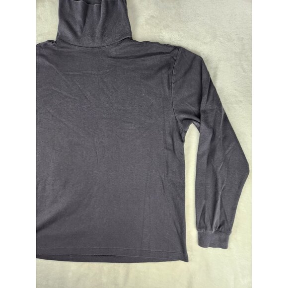 Vtg Eddie Bauer Outdoor Outfitters Mens Turtleneck Shirt XL Black Made In USA - Picture 3 of 10